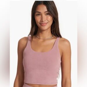 Vuori daily crop in mauve Size small